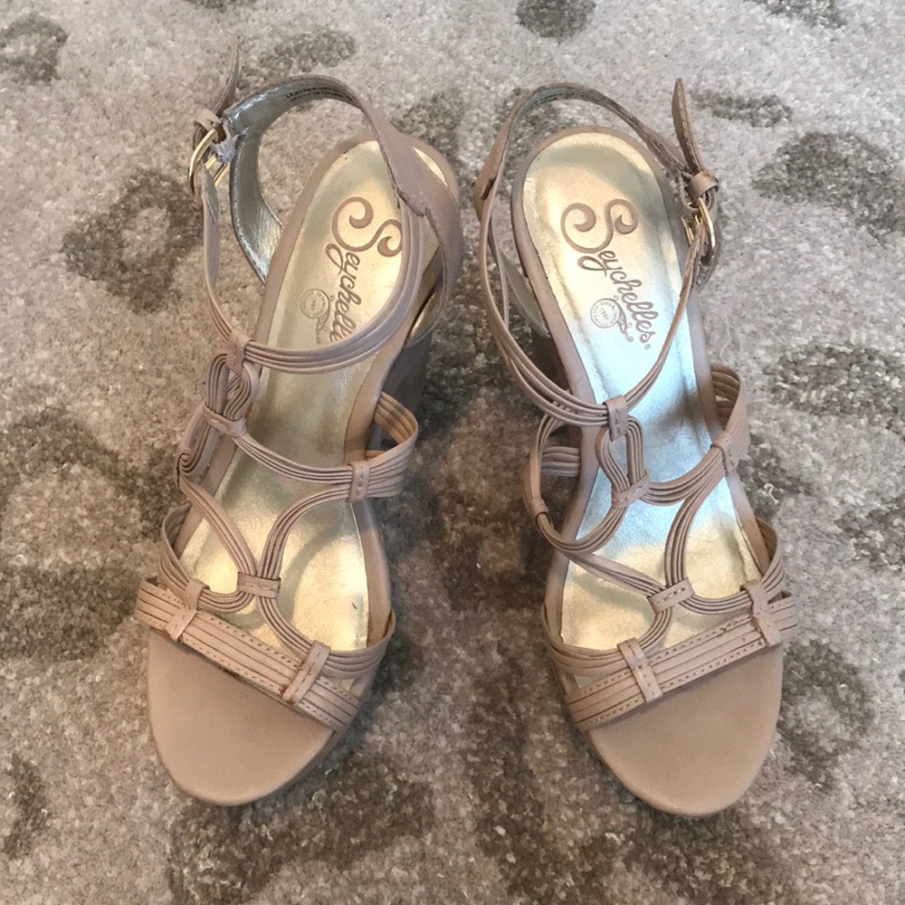 Two Pairs of Chunky Wooden Sandals